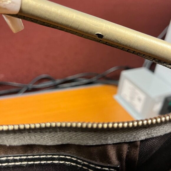 Authentic Brown Gucci Monogram GG Plus Joy Hobo Purse - Picture 9 of 16